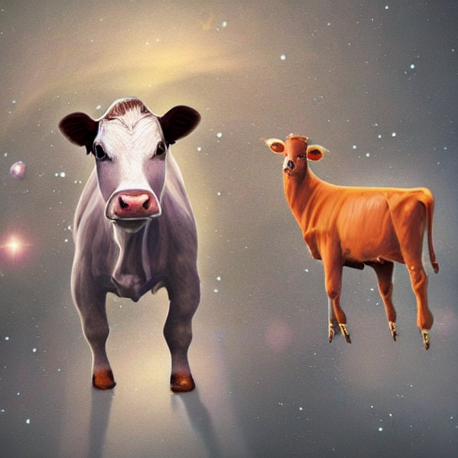 Cow in Space First Picture